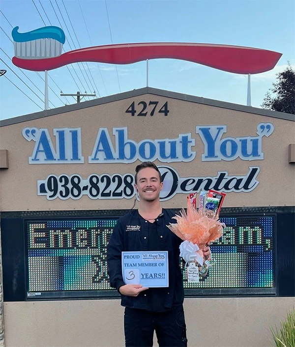 Happy 3 year anniversary to our AMAZING Dental Assistant Jamus