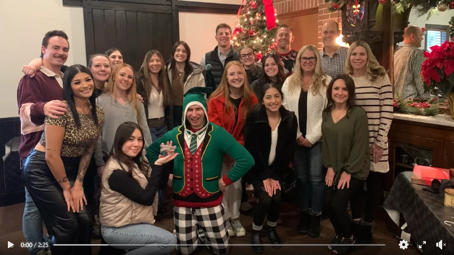 Christmas party with the best team