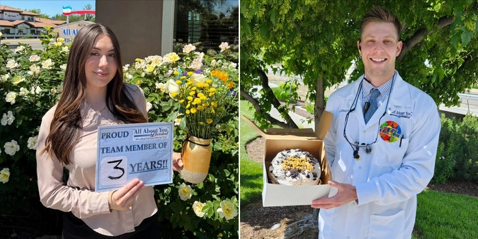 We celebrated Dr. Foxcroft's birthday as well as Nelly's 3 year work Anniversary!!