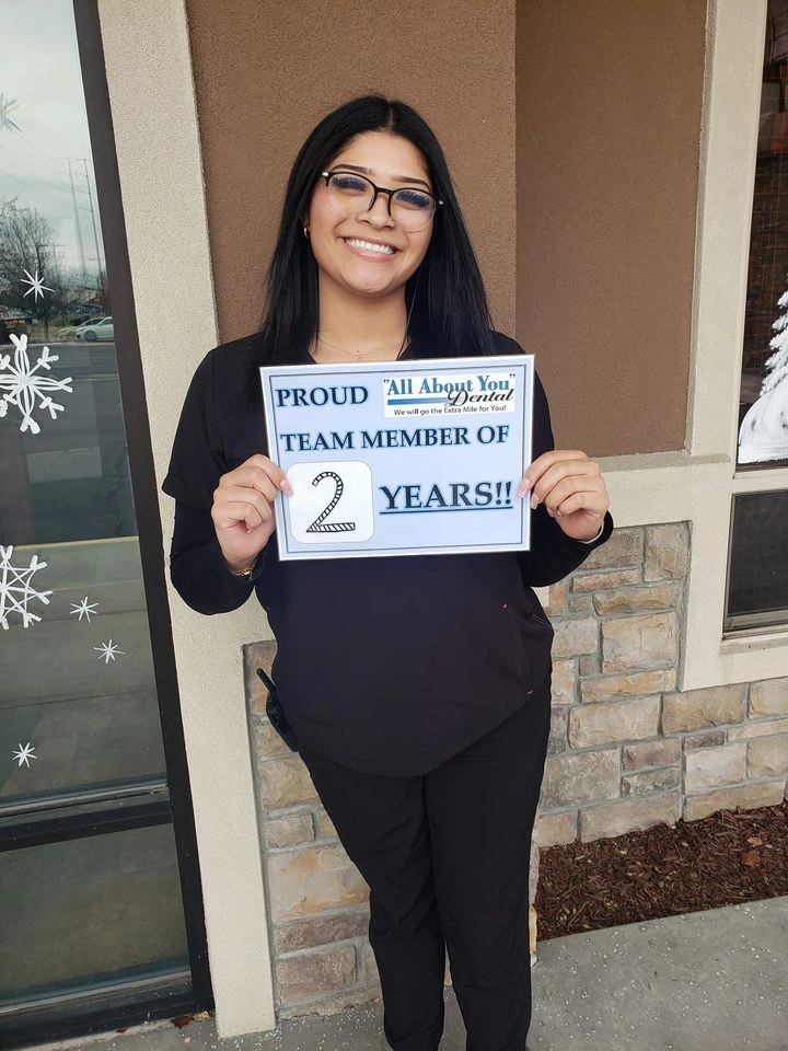 celebrating Evony's 2 year work Anniversary