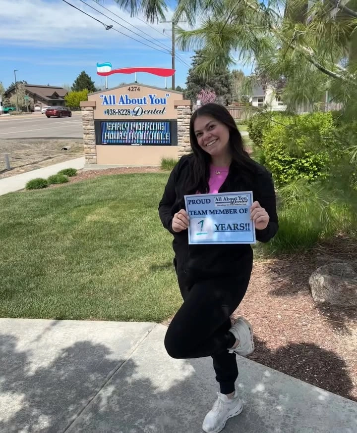 Happy FIRST year to one of our TOP NOTCH Dental Assistants, Katelyn