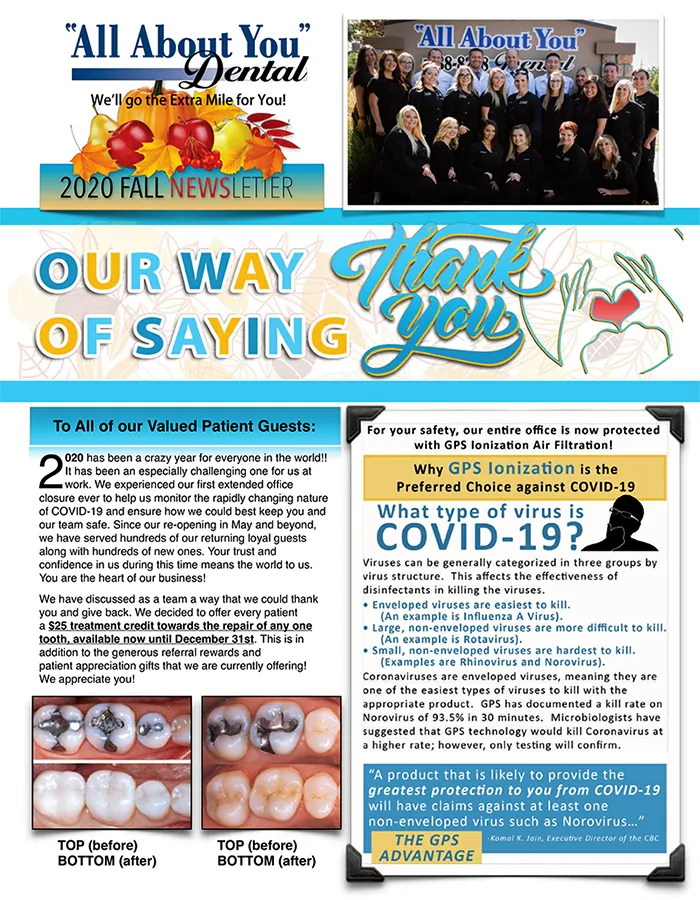 All About You Dental Newsletter