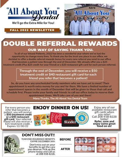 All About You Dental Newsletter