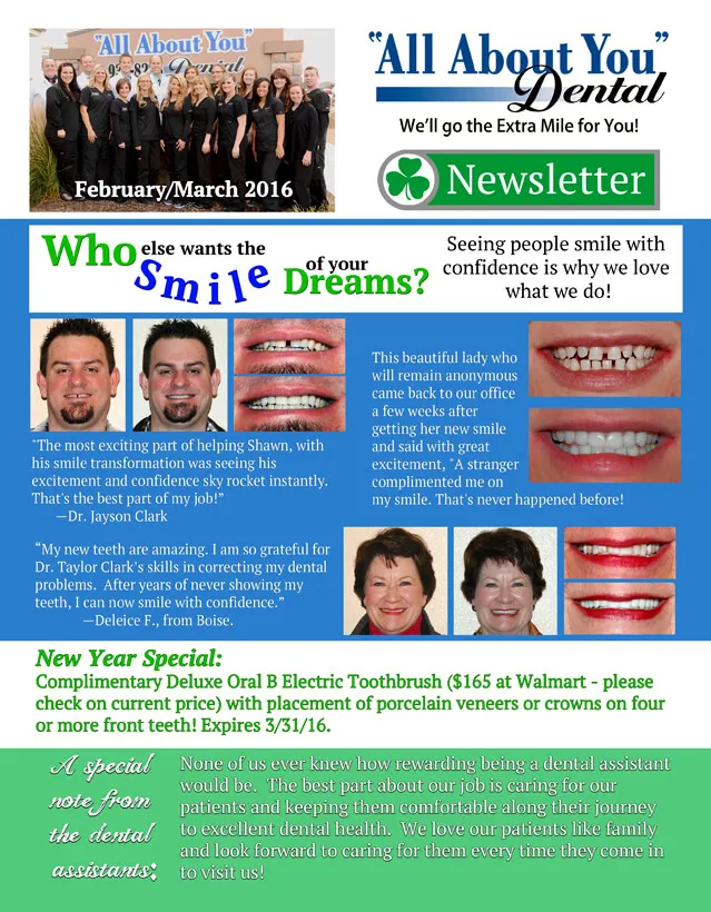 All About You Dental Newsletter