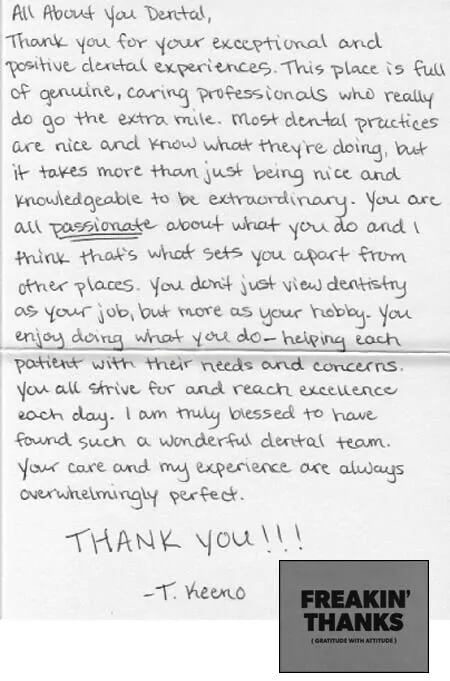 All About You Rave Reviews