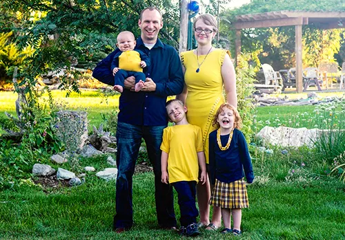 Dr. Jayson Clark with his family